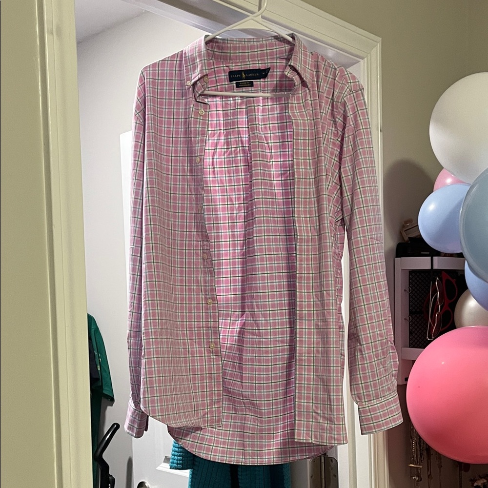 Brooks Brothers Pink Plaid Men's Shirt